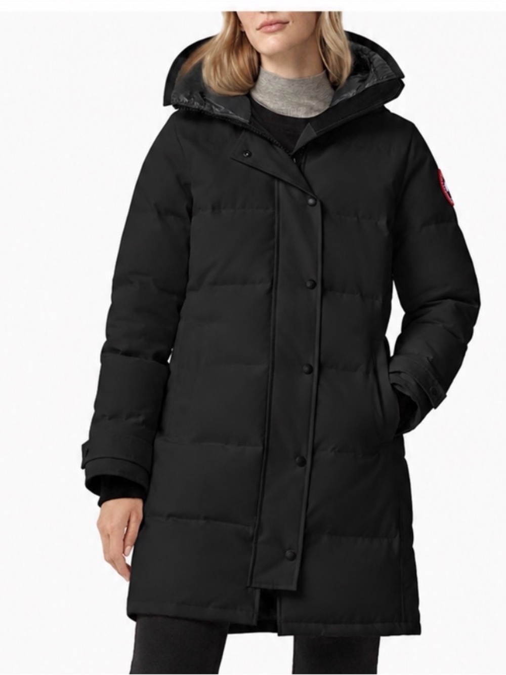 Canada Goose Shelburne Black Down Parka Women’s Small